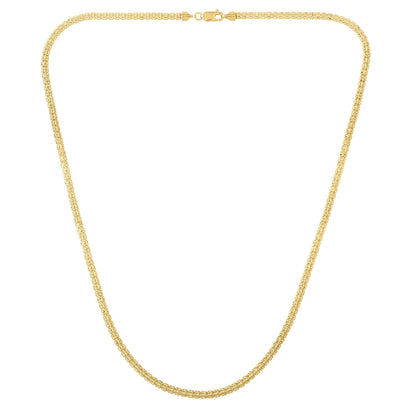 Ice Barrel Chain in 14k Yellow Gold (3.10 mm) by Bids.com