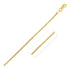 14k Yellow Gold Round Box Chain (1.30 mm)