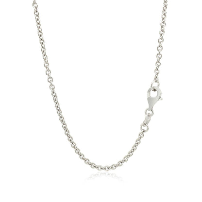 Sterling Silver Infinity Symbol Necklace by Bids.com
