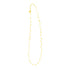 14K Yellow Gold Necklace with Dangling Hearts - necklaces