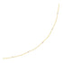 14k Yellow Gold Necklace with White Pearls 