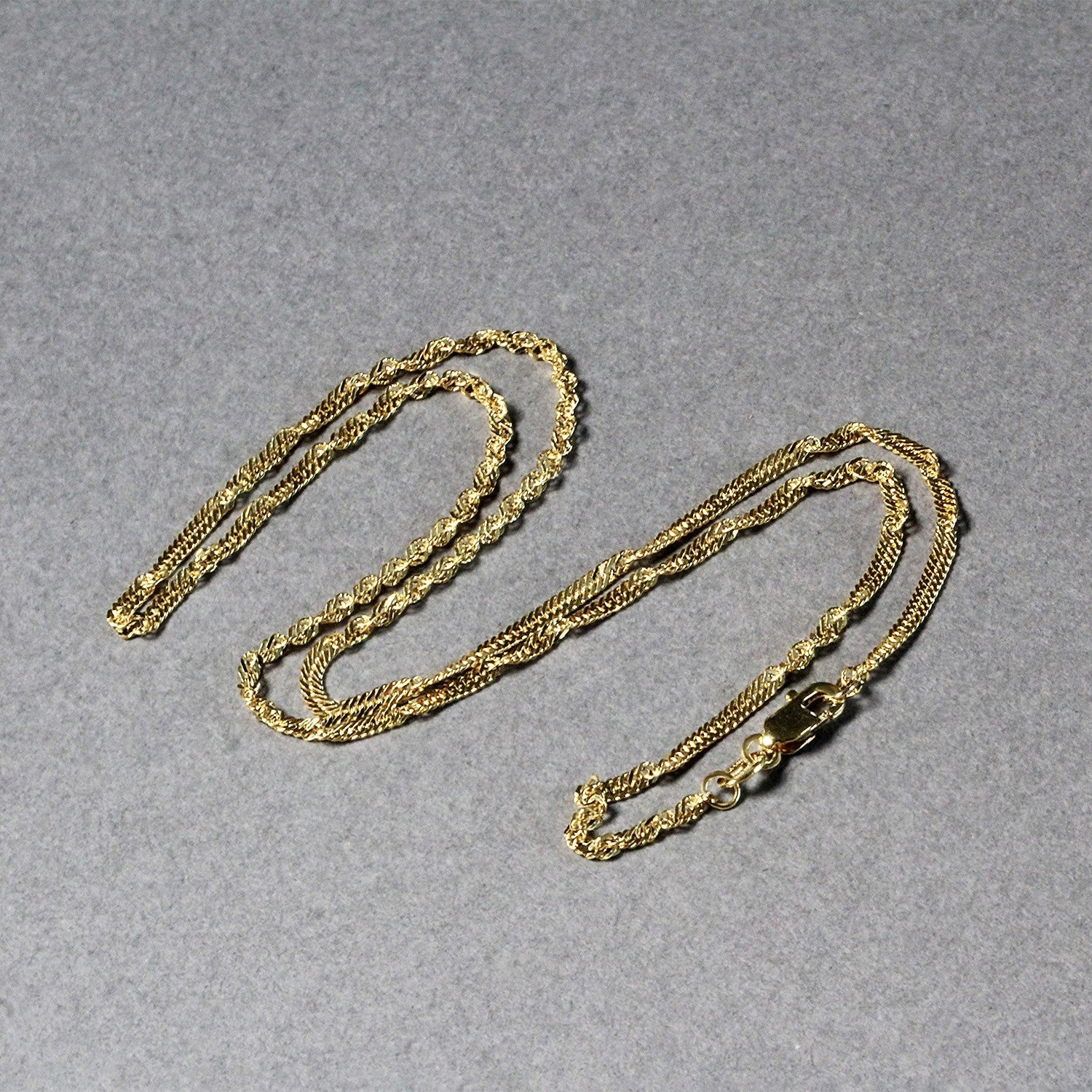 14k Yellow Gold Singapore Chain 1.7mm by Bids.com