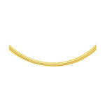 14k Yellow Gold Chain in a Classic Omega Design (4.00 mm)