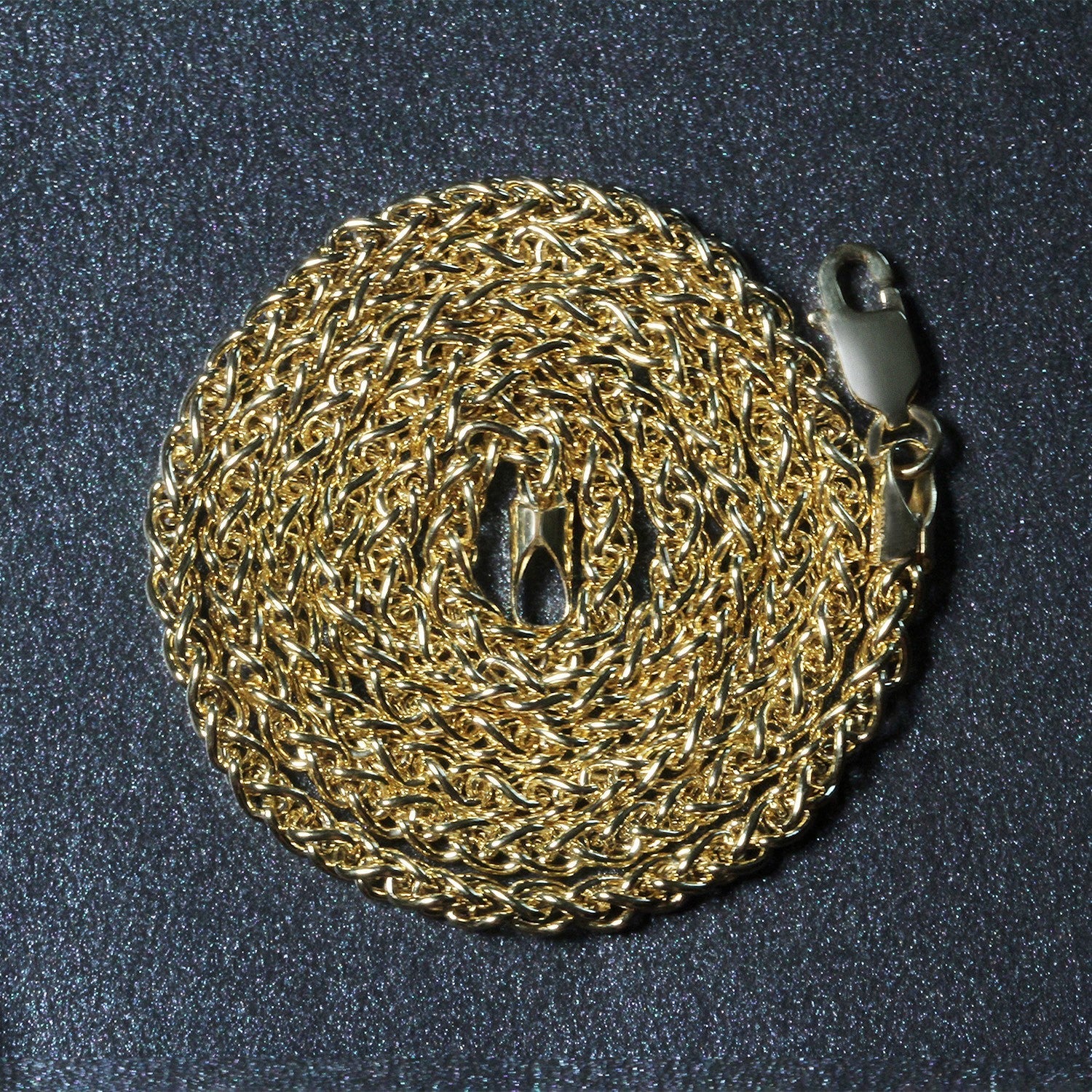 14k Yellow Gold 2.8mm Light Weight Wheat Chain by Bids.com