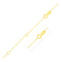 Double Extendable Piatto Chain in 14k Yellow Gold (1.30 mm) by Avera Group