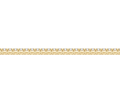 Lab Grown Round Diamond Tennis Bracelet in 14k Yellow Gold (3 cctw F/G  VS2/SI1)