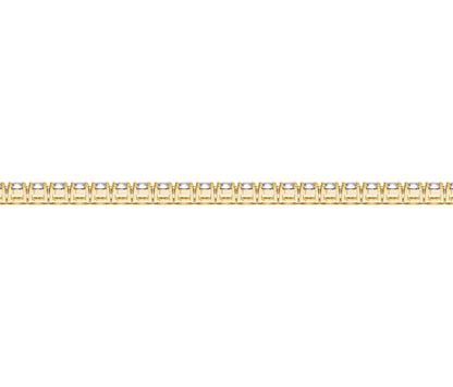 Lab Grown Round Diamond Tennis Bracelet in 14k Yellow Gold (3 cctw F/G  VS2/SI1) 
