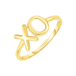 14k Yellow Gold with XO Ring - DestGlow