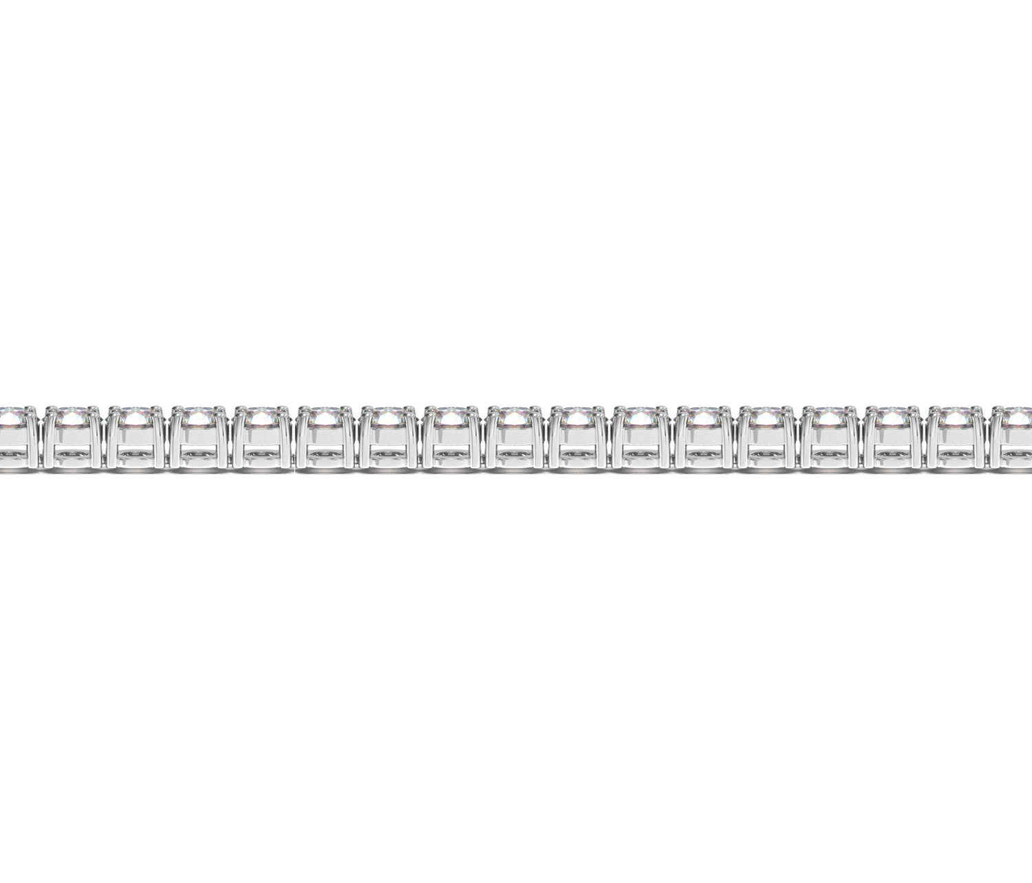 Lab Grown Round Diamond Tennis Bracelet in 14k White Gold (6 cctw F/G VS2/SI1) by Bids.com