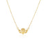 14k Yellow Gold Pendant with Claddagh Symbol - necklaces