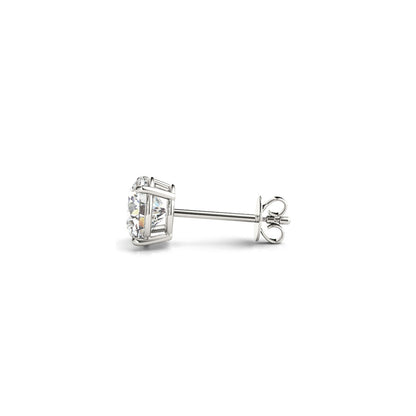 2 cttw Certified IGI Lab Grown Round Diamond Stud Earrings 14k White Gold (G/VS2) by Bids.com