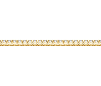 Lab Grown Round Diamond Tennis Bracelet in 14k Yellow Gold (4 cctw F/G  VS2/SI1)
