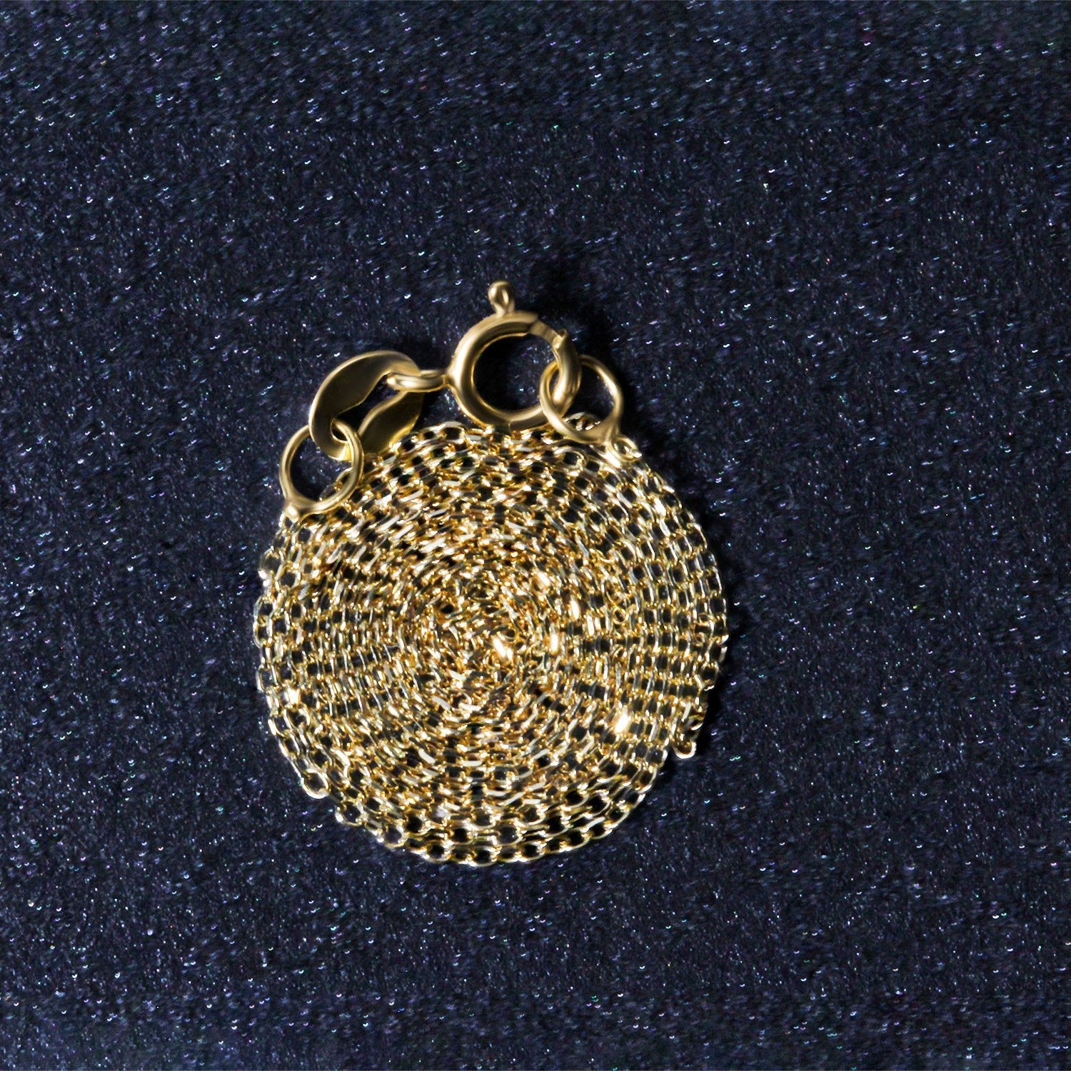 14k Yellow Gold Diamond Cut Cable Link Chain 0.8mm by Bids.com