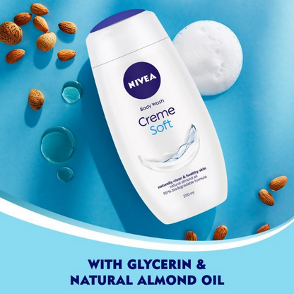 Nivea Body Wash- Creme Soft Naturally Clean