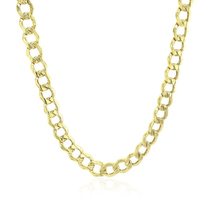 5.3mm 10k Yellow Gold Curb Chain 