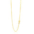 14k Yellow Gold Adjustable Box Chain (0.80 mm) - necklaces