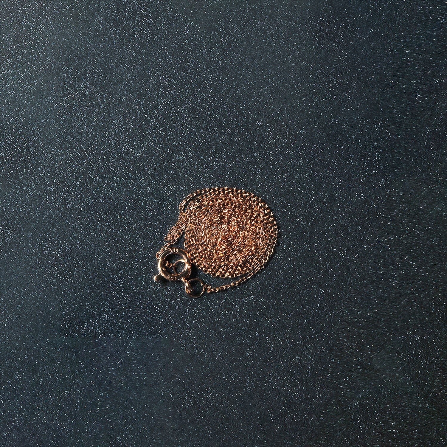 14k Rose Gold Diamond Cut Cable Link Chain (0.68 mm) - DestGlow