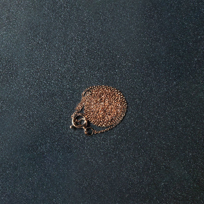 14k Rose Gold Diamond Cut Cable Link Chain (0.68 mm) - DestGlow