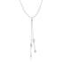 Sterling Silver 18 inch Lariat Necklace with Two Arrows by Avera Group