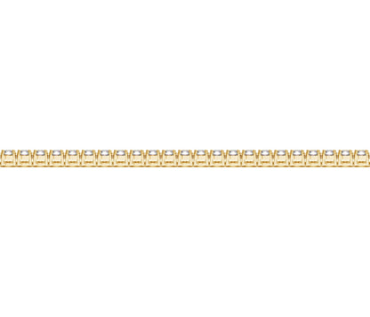 Lab Grown Round Diamond Tennis Bracelet in 14k Yellow Gold (2 cctw F/G  VS2/SI1)