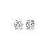 3 cttw Certified IGI Lab Grown Round Diamond Stud Earrings 14k White Gold(G/VS2) - DestGlow