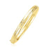 14k Yellow Gold Dome Florentine Design Bangle