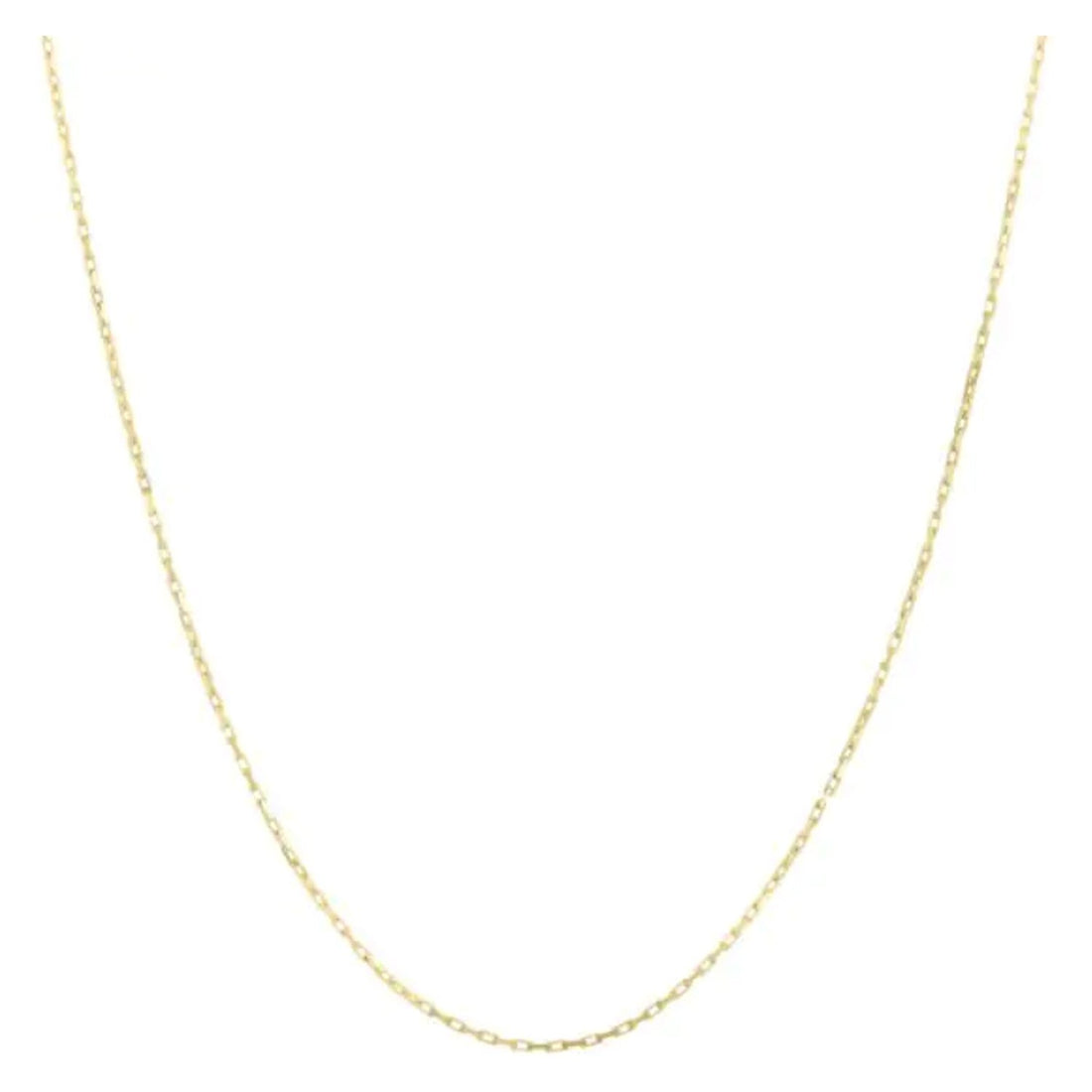 14k Yellow Gold French Cable Chain (1.30 mm) by Bids.com