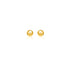 14k Yellow Gold Round Motif Stud Earrings (7mm) by Avera Group