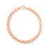 14K Rose Gold Cuban Link Bracelet (5.90 mm) by Avera Group