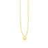 14k Yellow Gold Polished Star Necklace with Diamond by Avera Group