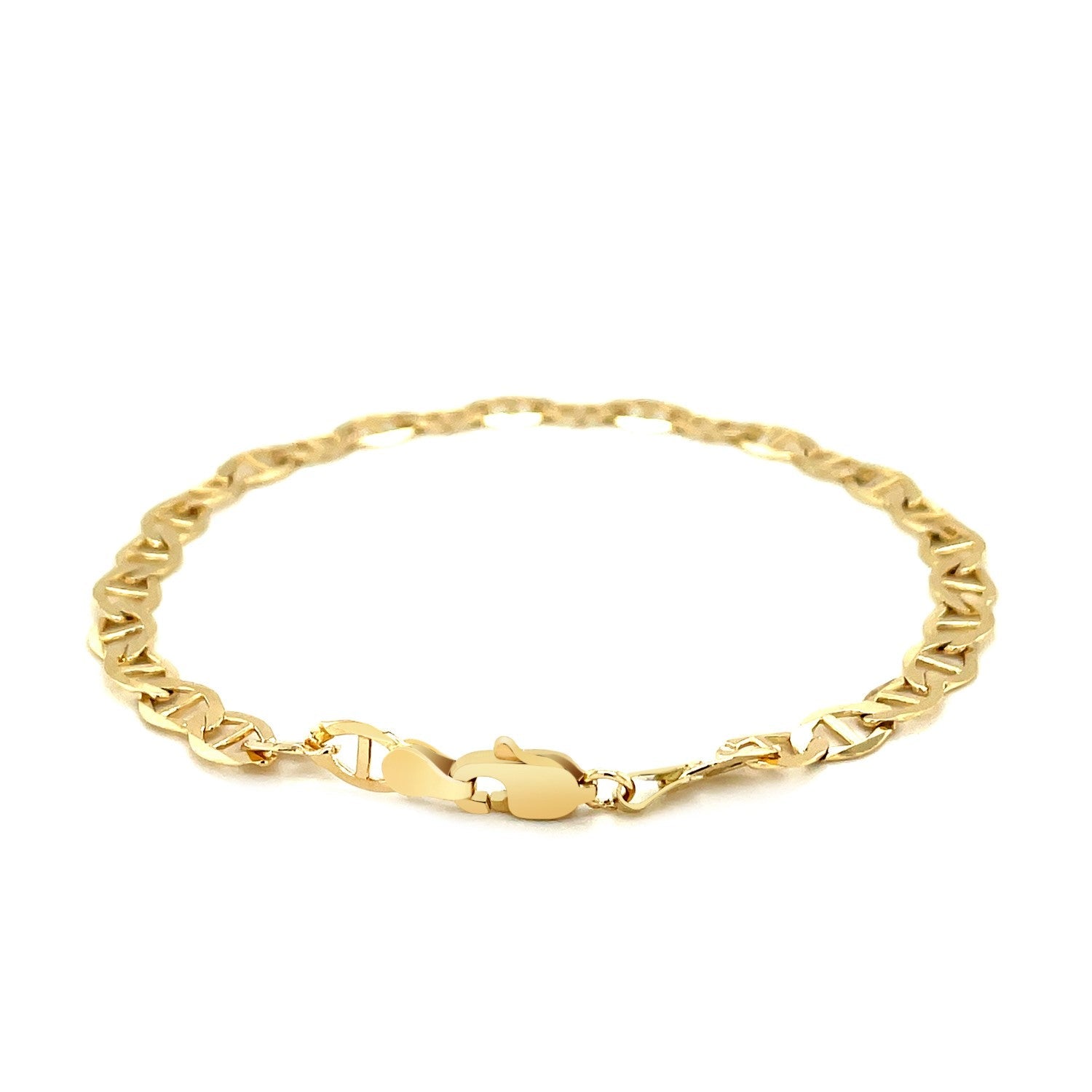 5.5mm 10k Yellow Gold Mariner Link Bracelet by Bids.com