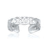 14k White Gold Toe Ring in a Celtic Knot Style 