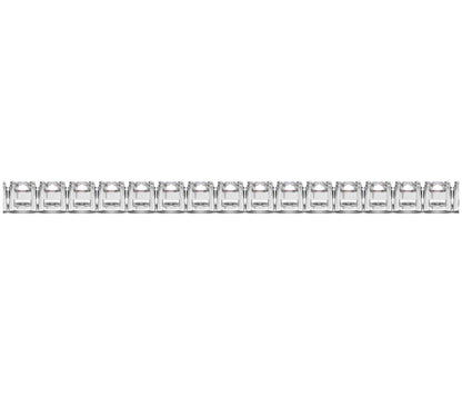 Lab Grown Round Diamond Tennis Bracelet in 14k White Gold (8 cctw F/G  VS2/SI1)