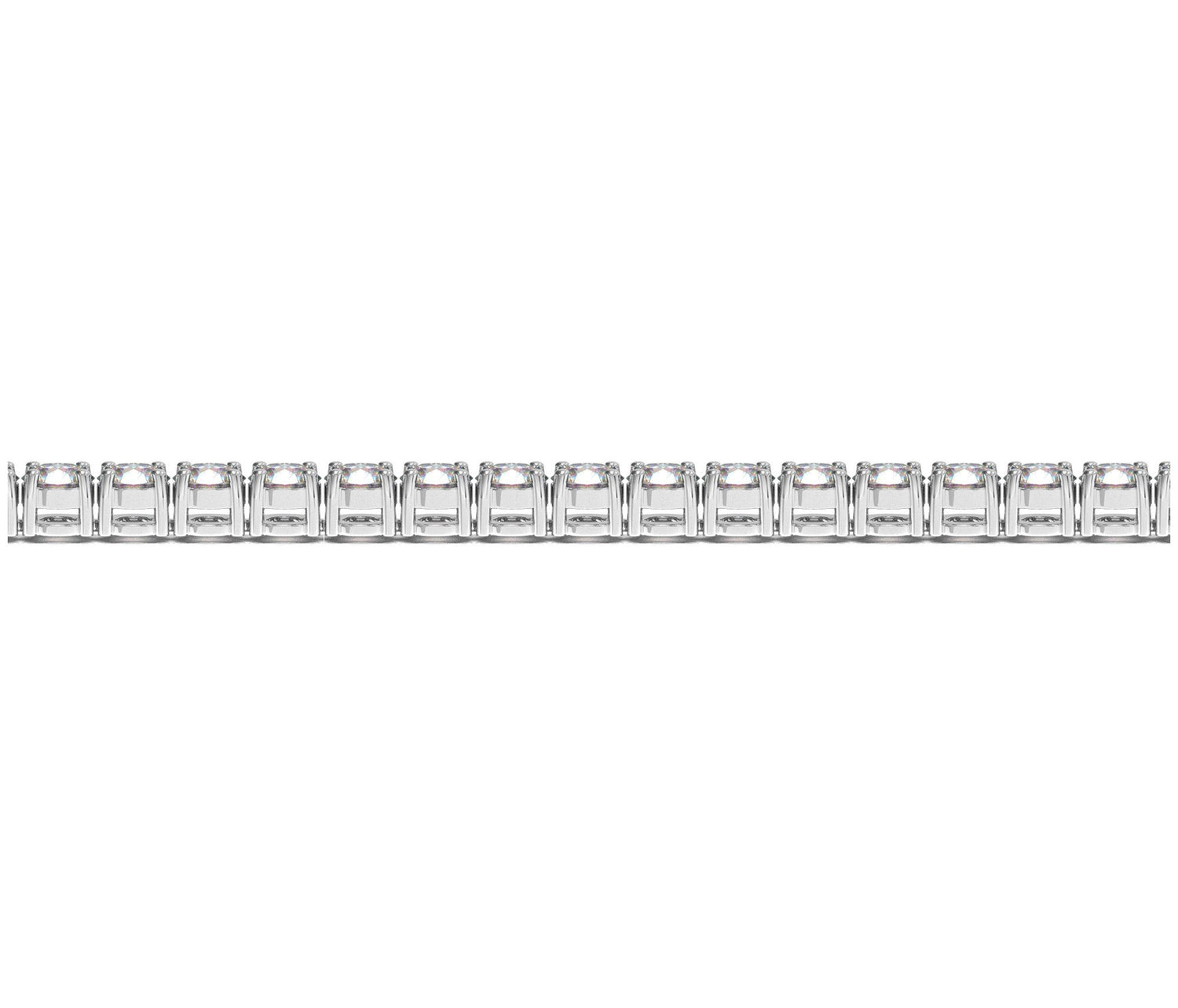 Lab Grown Round Diamond Tennis Bracelet in 14k White Gold (8 cctw F/G VS2/SI1) by Bids.com