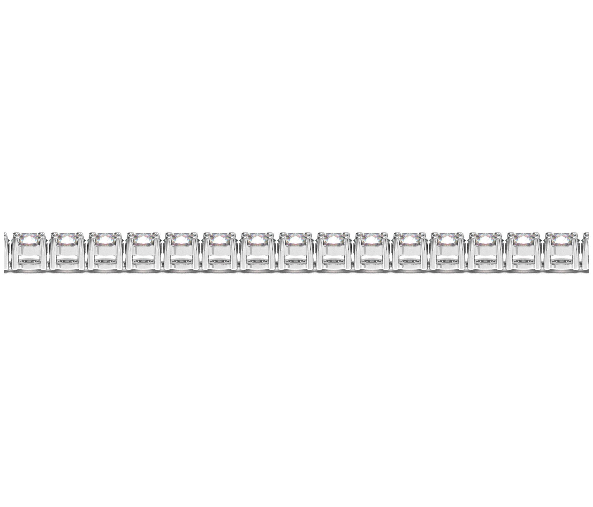 Lab Grown Round Diamond Tennis Bracelet in 14k White Gold (8 cctw F/G VS2/SI1) by Bids.com