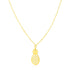 14K Yellow Gold Pineapple Necklace by Avera Group