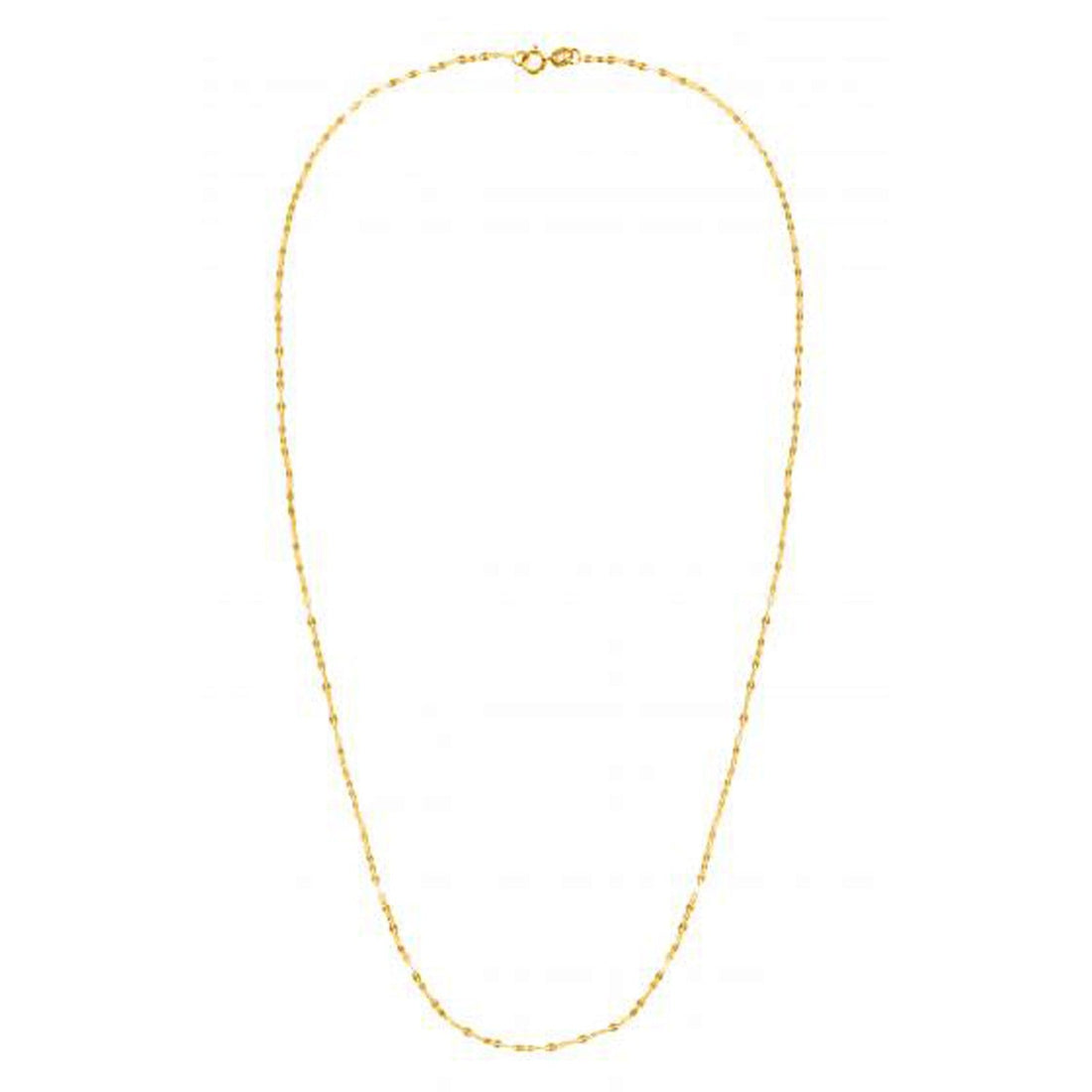14k Yellow Gold Alternate Valentino Chain (1.40 mm)  DestGlow
