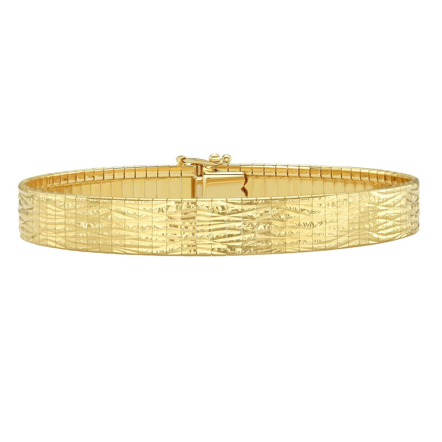 14k Yellow Gold Glacier Bracelet (8.10 mm) by Bids.com