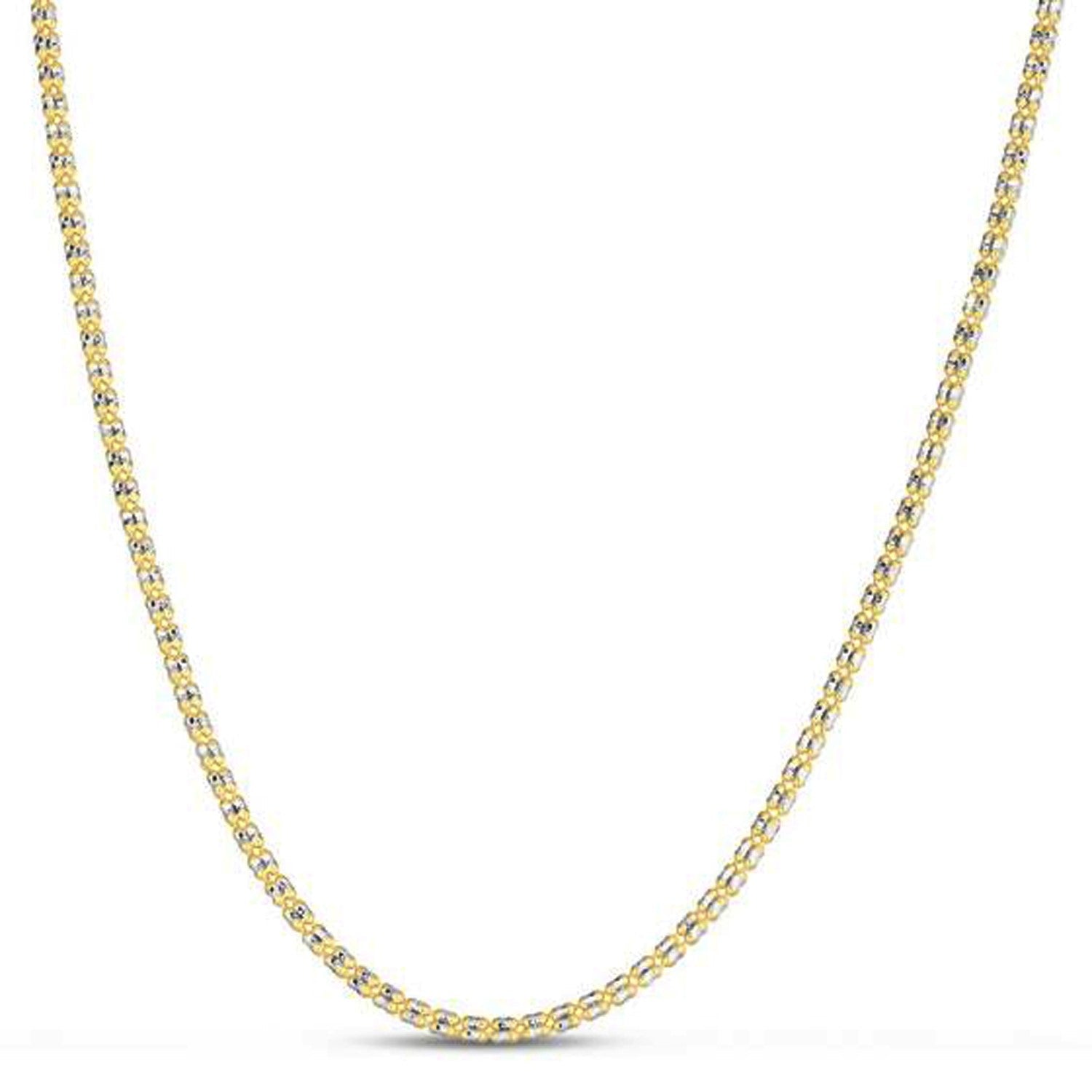 Ice Barrel Chain in 14k Yellow Gold (2.70 mm) by Bids.com