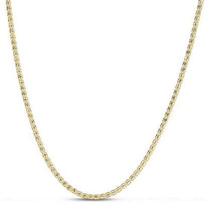 Ice Barrel Chain in 14k Yellow Gold (2.70 mm) 