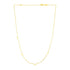 14K Yellow Gold Necklace with Triangles 