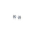 14k White Gold White Cubic Zirconia Stud Earrings(2mm) by Avera Group