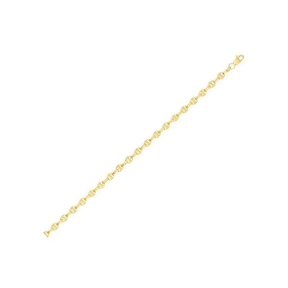 14k Yellow Gold Lite Anchor Chain (3.00 mm) by Bids.com