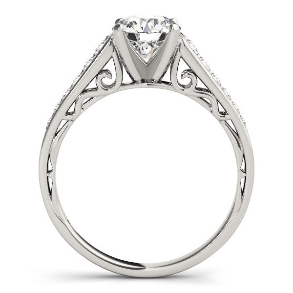 14k White Gold Cathedral Design Diamond Engagement Ring (1 1/4 cttw) by Bids.com