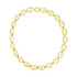 14k Yellow Gold High Polish Oval Mariner Link Necklace (13.8mm)