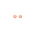 14k Rose Gold Classic Round Shape Stud Earrings (6mm) by Avera Group