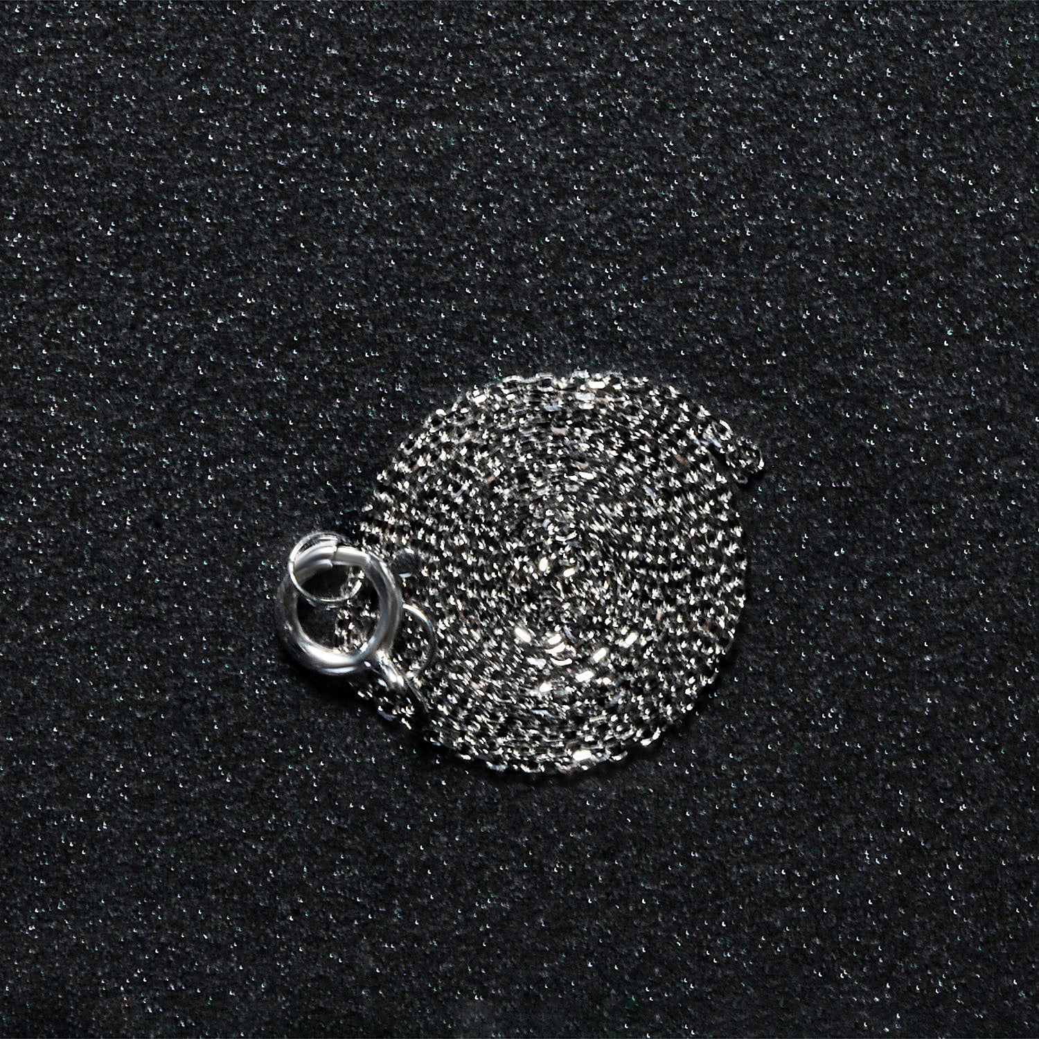 14k White Gold Diamond Cut Cable Link Chain 0.7mm by Bids.com