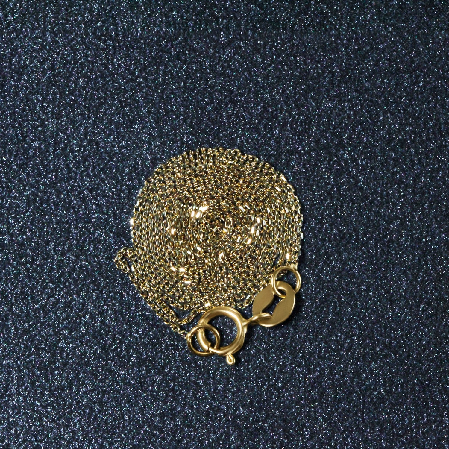 14k Yellow Gold Diamond Cut Cable Link Chain (0.68 mm) - DestGlow