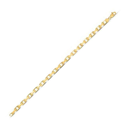 14k Yellow Gold French Cable Link Chain (4.80 mm) by Bids.com