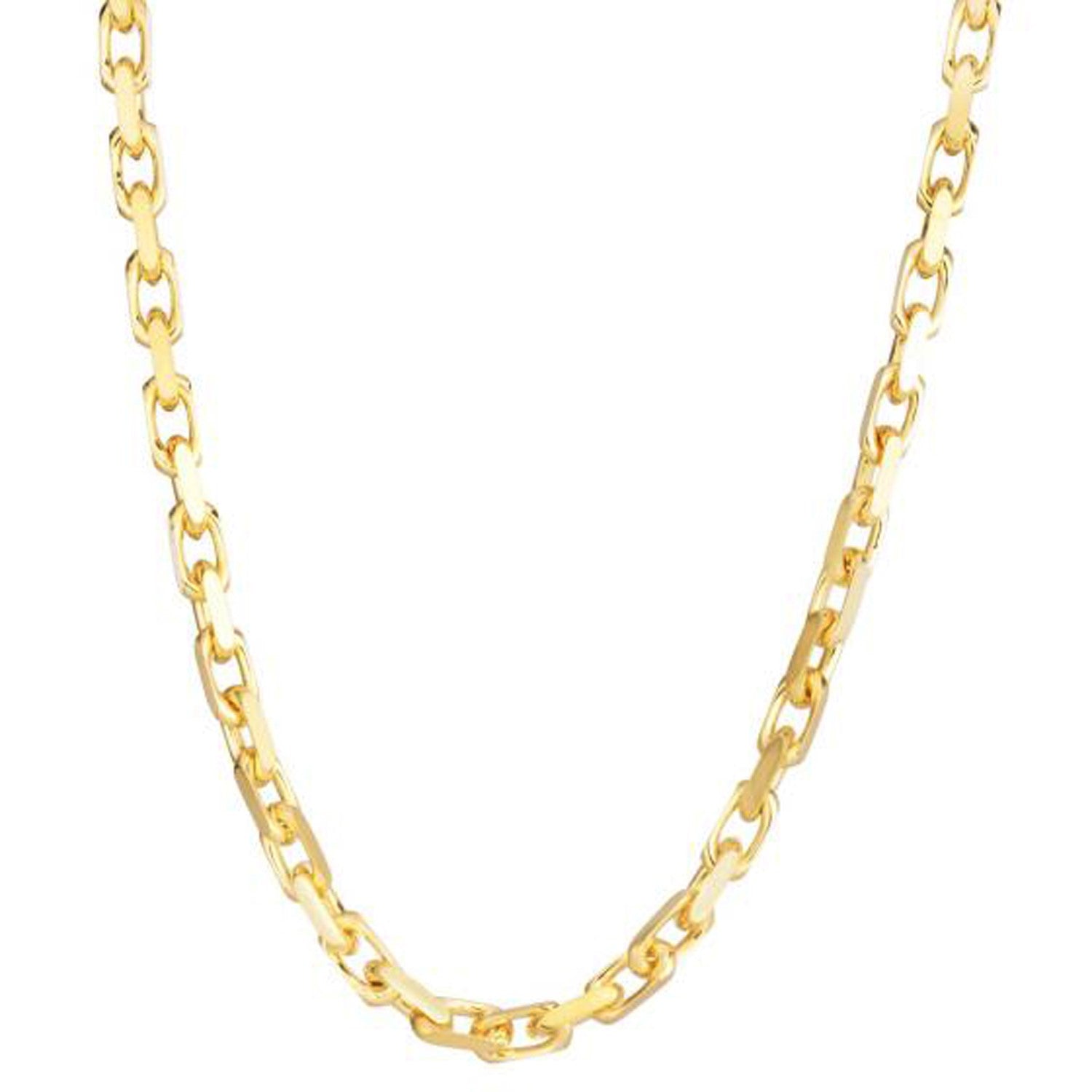 14k Yellow Gold French Cable Link Chain (4.80 mm) by Bids.com